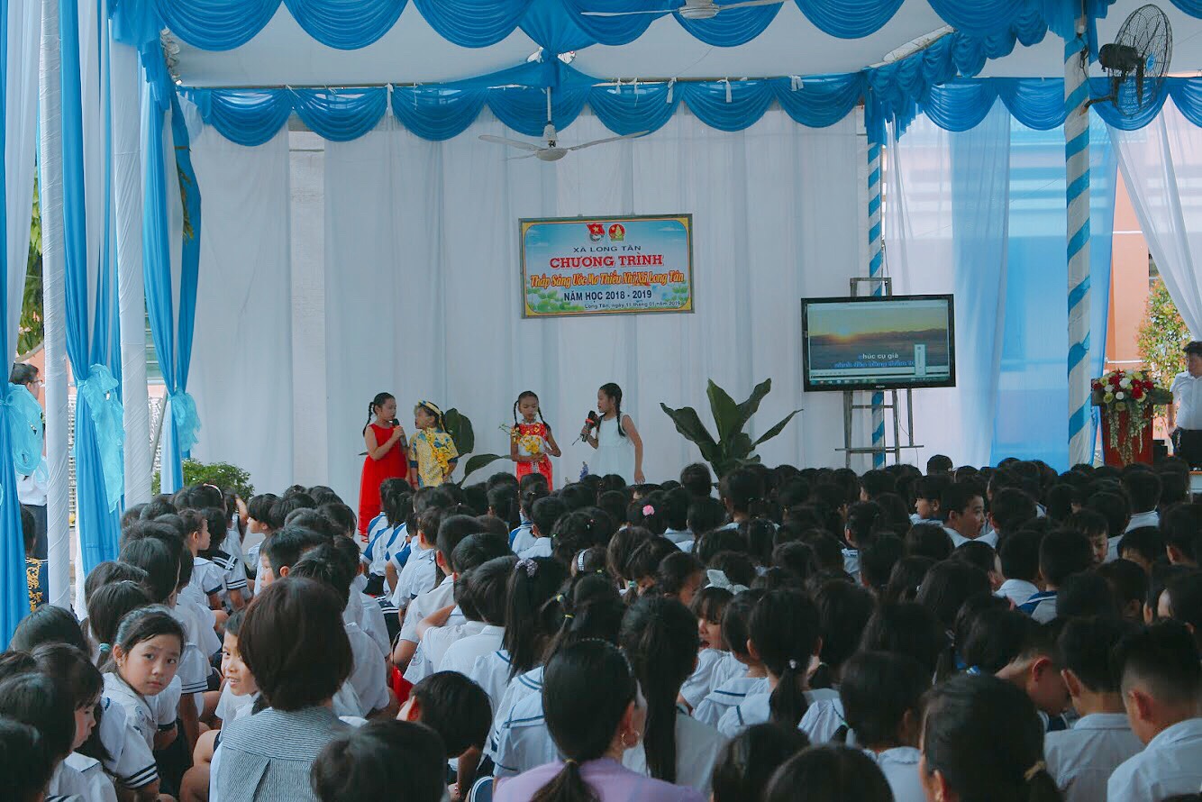 Thắp sáng ước mơ Thiếu nhi xã Long Tân năm học 2018-2019